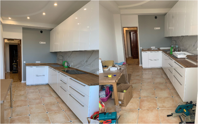 Post‑renovation – Before