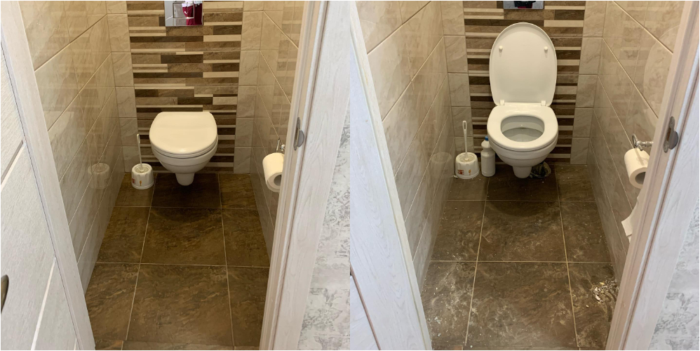 Deep clean – Before