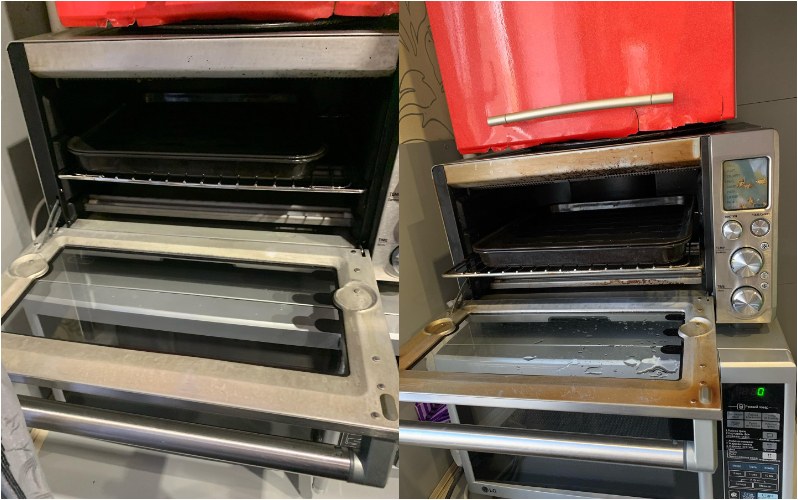 Cómo limpiar el horno: antes y después de una limpieza a fondo